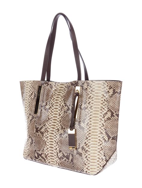 Michael Kors Python Tote Bags for Women for sale 